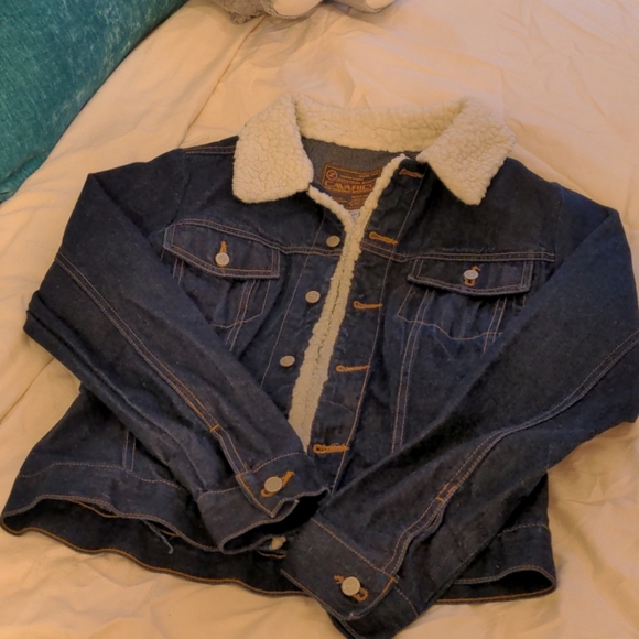 Denim Sherpa Jacket Z. Cavaricci - Picture 2 of 6